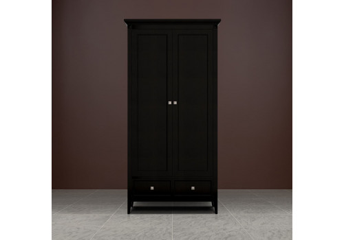 Шкаф 2х створчатый Бруклин, Черный