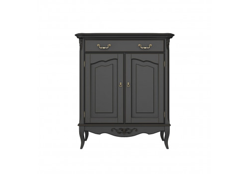 Комод 1 ящик +2 дверки Тиволи, Черный