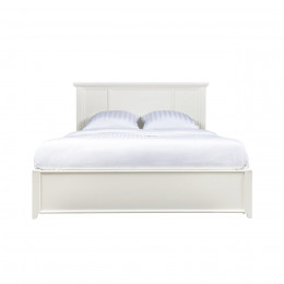 Кровать 90x200 с подъемным механизмом Бруклин, молочный