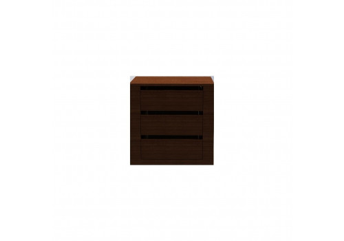 Кассетница для шкафа 3 ящика Тоскана, Мореный Дуб