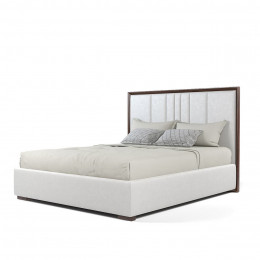 Кровать 160x200 мягкая c контейнером и подъемным механизмом Тоскана, Мореный Дуб