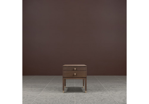 Тумба прикроватная с 2 ящиками Ливорно, Дуб Капучино