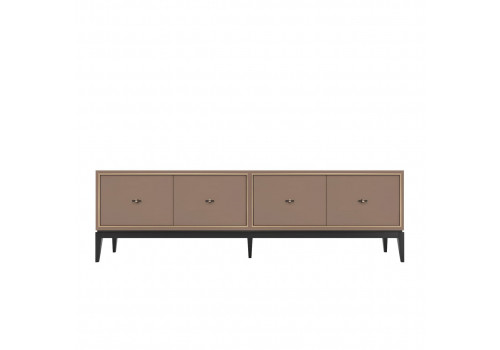 Тумба ТВ большая Ницца, Пудровый