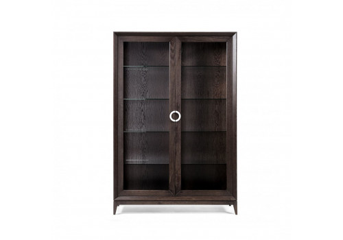 Витрина 2х дверная Тоскана, Мореный Дуб