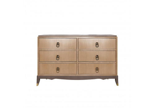 Комод большой Монте-Карло, Дуб медовый/Дуб серокоричневый
