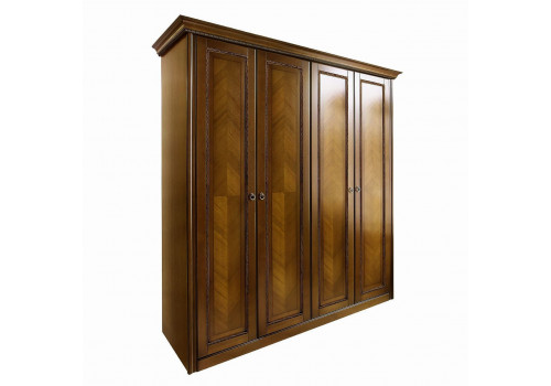 Шкаф 4 дверный Палермо Орех