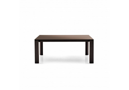 Стол обеденный раздвижной 160x100, вставка 40 см. Тоскана, Мореный Дуб