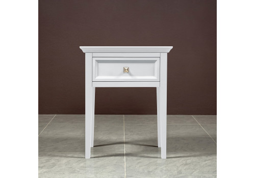 Тумба прикроватная 1 ящик Бруклин, Белый