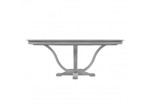 Стол овальный раскладной, вставка 40 см, Бруклин, Серый