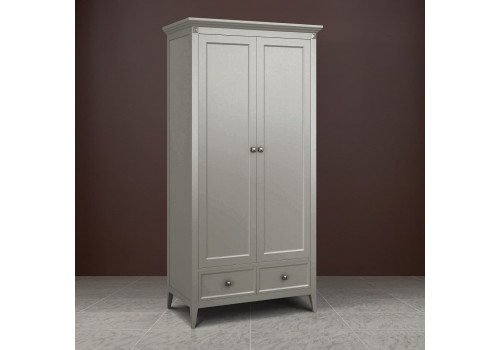 Шкаф 2х створчатый Бруклин, Серый