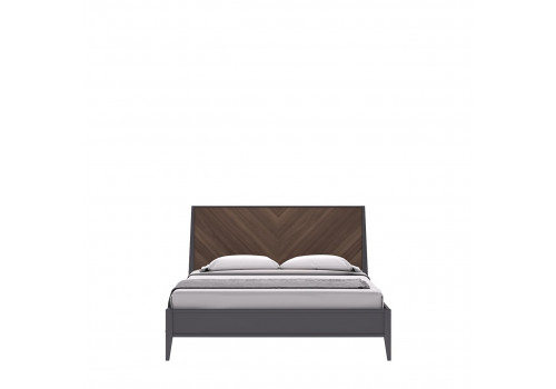 Кровать 160x200 Альба, Орех Американский/Мокко