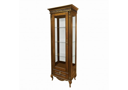 Витрина левая Неаполь, Орех