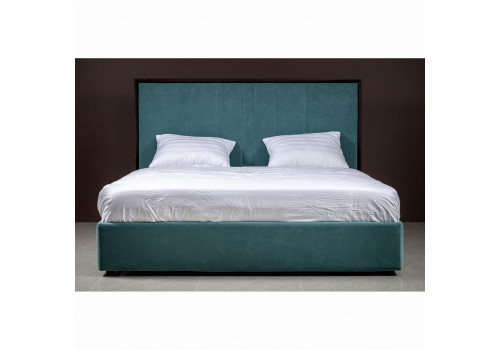 Кровать 180x200 мягкая c контейнером и подъемным механизмом Тоскана, Мореный Дуб