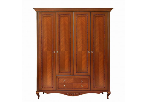 Шкаф 4 дверный Неаполь, Янтарь