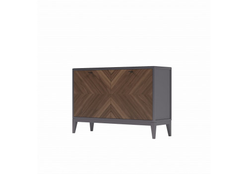 Комод 2х ств. Альба, Орех Американский/Мокко