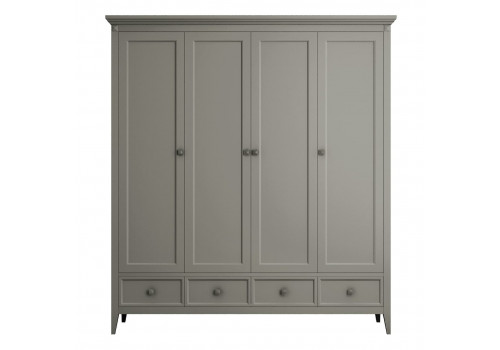 Шкаф 4х створчатый Бруклин, Серый