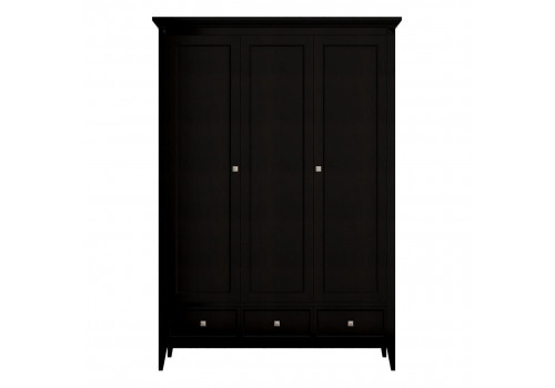 Шкаф 3х створчатый Бруклин, Черный