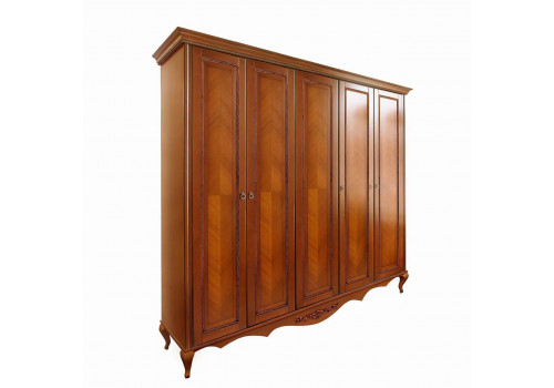 Шкаф 5 дверный Неаполь, Янтарь