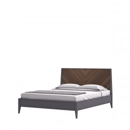 Кровать 160x200 Альба, Орех Американский/Мокко