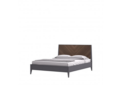 Кровать 160x200 Альба, Орех Американский/Мокко