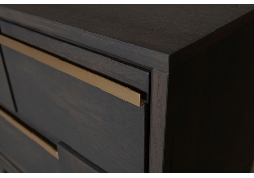 Тумба прикроватная 2 ящика Сидней, Графит