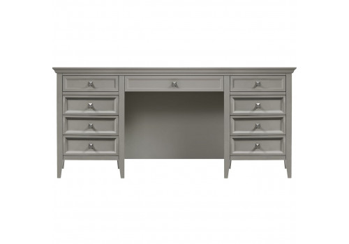 Стол письменный двухтумбовый Бруклин, Серый