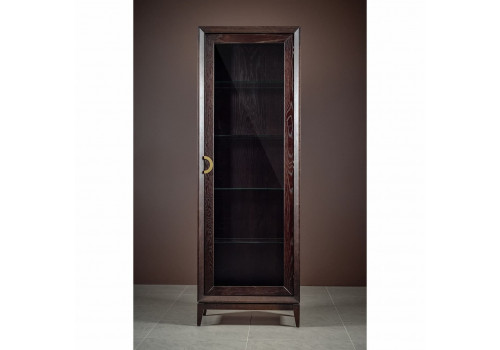 Витрина 1 дверная правая Тоскана, Мореный Дуб