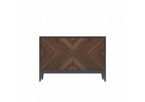 Комод 2х ств. Альба, Орех Американский/Мокко