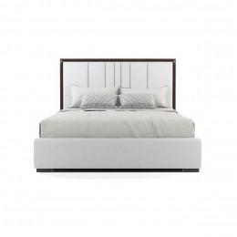 Кровать 160x200 мягкая c контейнером и подъемным механизмом Тоскана, Мореный Дуб