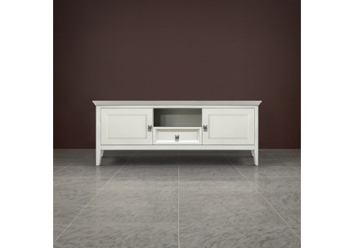 Тумба ТВ малая Бруклин, Молочный