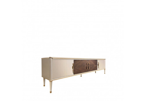 Тумба ТВ большая, Венеция, меланж/орех американский