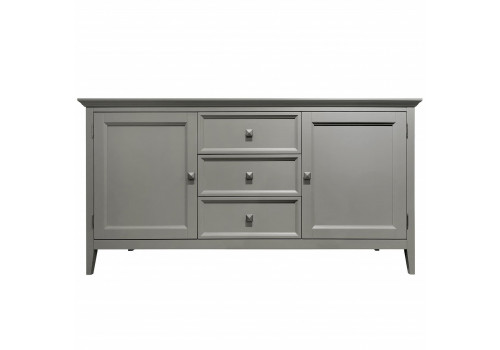 Комод 2 дверки 3 ящика Бруклин, Серый