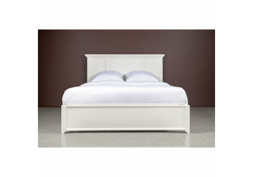 Кровать 140x200 с подъемным механизмом Бруклин, молочный