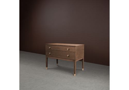 Тумба широкая с 2 ящиками Ливорно, Дуб Капучино