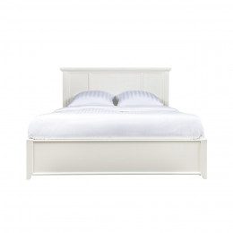 Кровать 160x200 с подъемным механизмом Бруклин, молочный