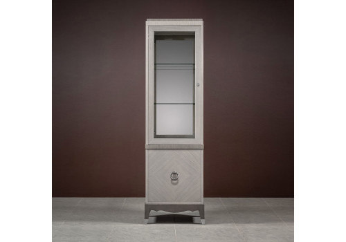 Витрина 1 дверная левая Монте-Карло, Дуб дымчатый/пепельный