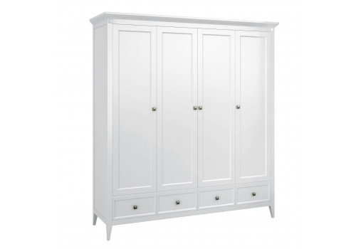 Шкаф 4х створчатый Бруклин, Белый