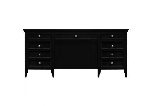 Стол письменный двухтумбовый Бруклин, Черный