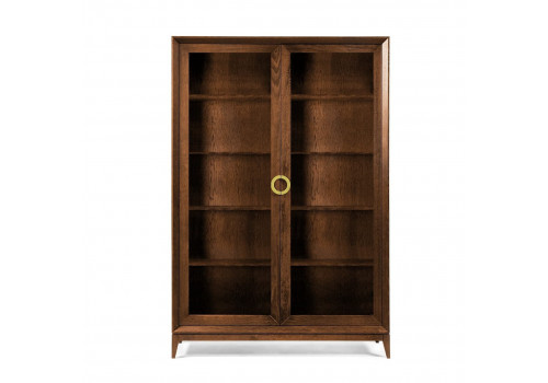 Библиотека 2х дверная Тоскана, дуб табакко