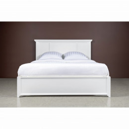 Кровать 140x200 с подъемным механизмом Бруклин, Белый