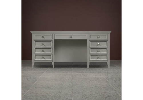 Стол письменный двухтумбовый Бруклин, Серый