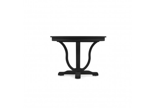 Стол круглый раскладной, вставка 40 см., диаметр 120 Бруклин, Черный