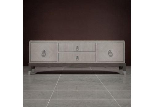 Тумба ТВ Монте-Карло, Дуб дымчатый/пепельный