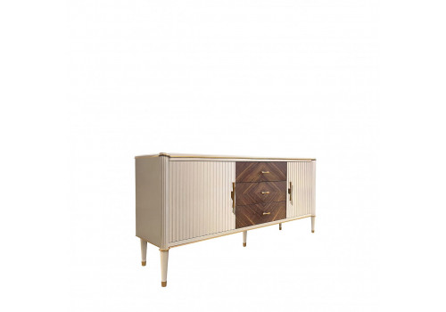 Комод 3 ств, Венеция, меланж/орех американский