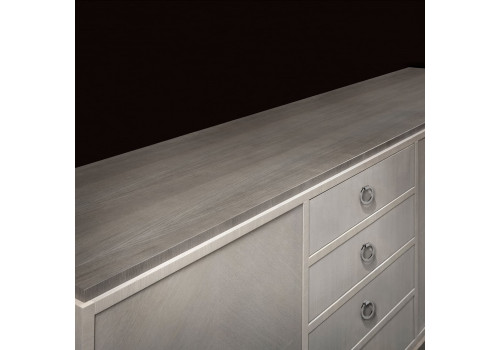 Комод 3х ств. Монте-Карло, Дуб дымчатый/пепельный