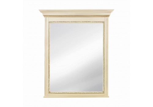 Зеркало Неаполь, Ваниль/Патина Золото без структуры дерева