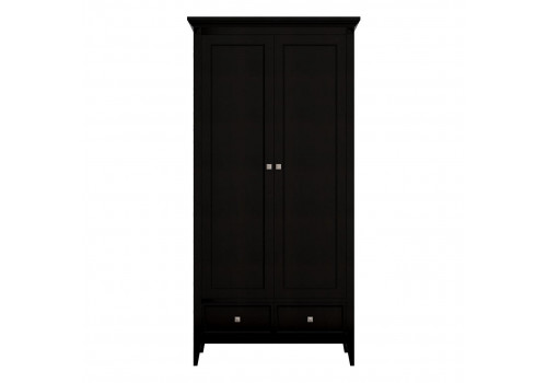 Шкаф 2х створчатый Бруклин, Черный