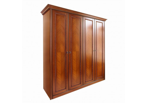 Шкаф 4 дверный Палермо Янтарь