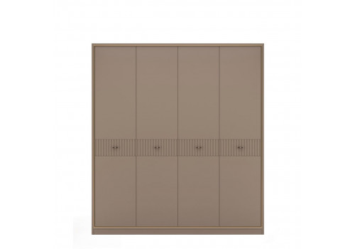 Шкаф 4х створчатый Ницца, Пудровый