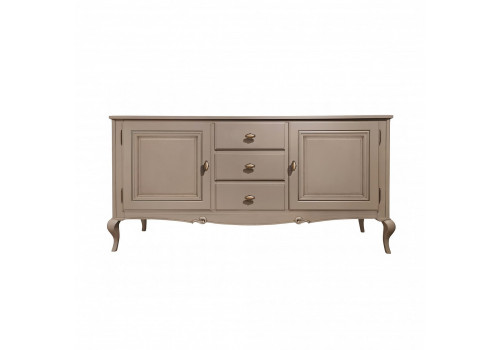 Комод с двумя дверками и ящиками Портофино, Крем/Шампань